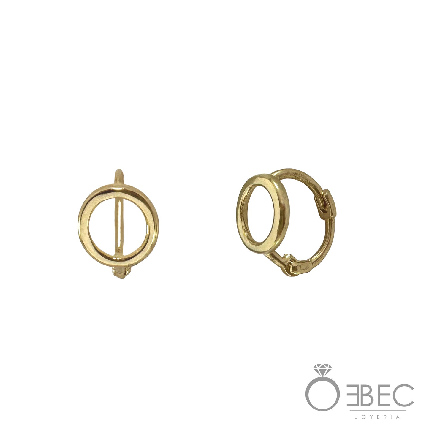 Arete tipo HUGGIE de círculo