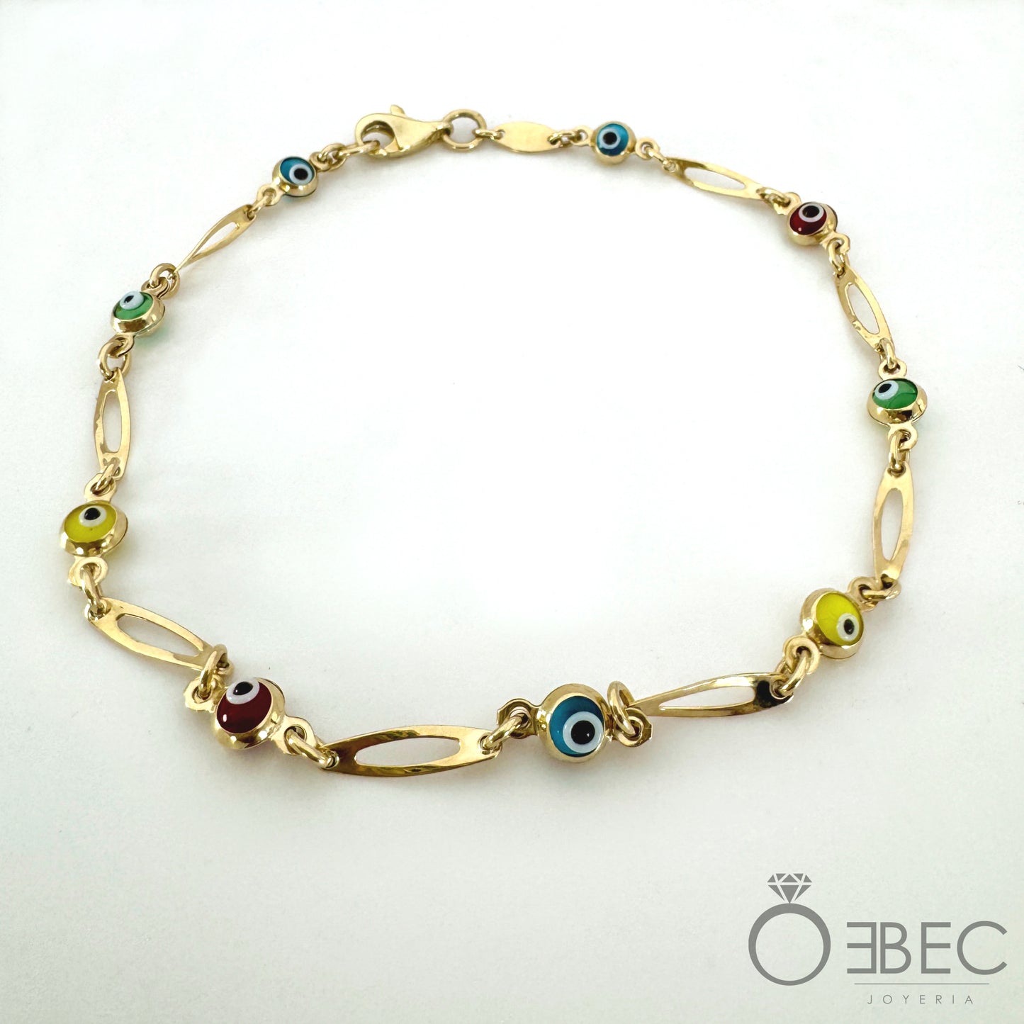 Pulsera de 9 Ojos Turcos Colores