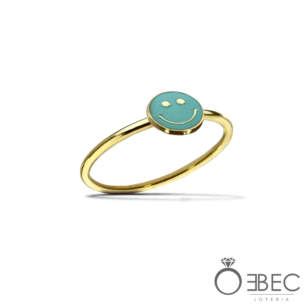 Anillo fino con Carita Feliz