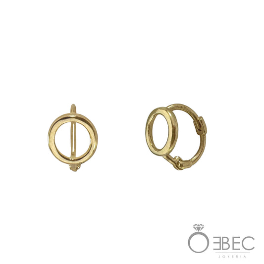Arete tipo HUGGIE de círculo